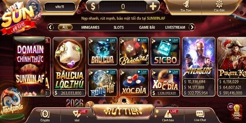 Sức hút khó cưỡng của kho game Sunwin đối với người chơi