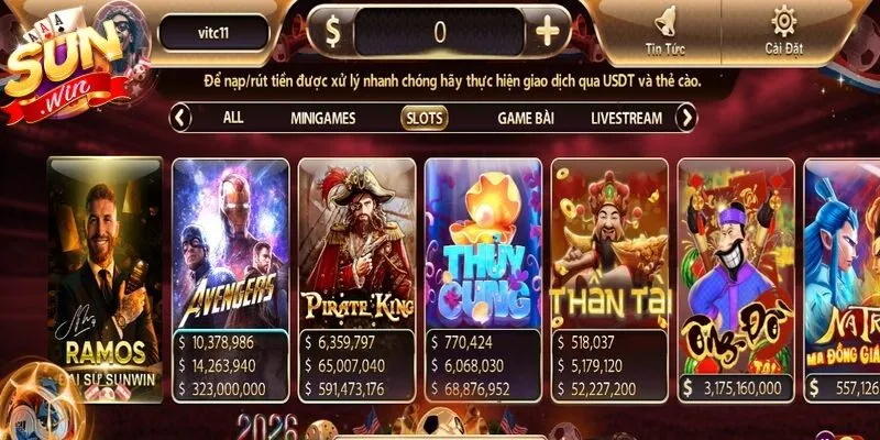 Thế giới Nổ hũ siêu khủng với nhiều trò chơi hấp dẫn thú vị tại kho game 